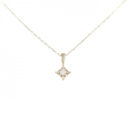 Dây chuyền kim cương K18PG 0.03CT - Hàng hiệu Chính hãng