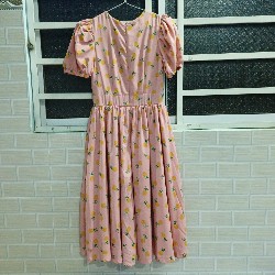 Đầm xòe ,size M, tay bo chun, vải mịn, hàng shop, chỉ mặc vài lần, 11961