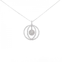 K18WG Dây chuyền kim cương 1.00CT - Hàng hiệu Chính hãng