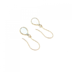 K18YG Blue Topaz Bông tai - Hàng hiệu Chính hãng 869384