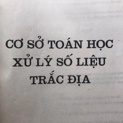 CƠ SỞ TOÁN HỌC XỬ LÝ SỐ LIỆU TRẮC ĐỊA 464184