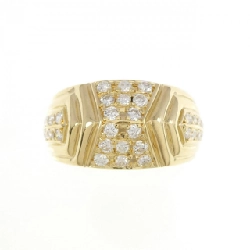 Nhẫn kim cương K18YG 0.51CT 672539