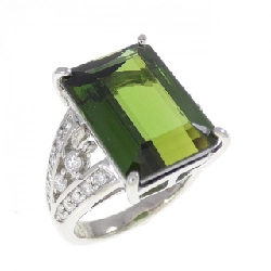 Nhẫn Tourmaline PT900 9.82CT - Hàng hiệu Chính hãng