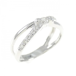 Nhẫn kim cương K18WG 0.12CT