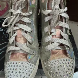 GIÀY SNEAKER BÉ GÁI THƯƠNG HIỆU SKECHERS 654086