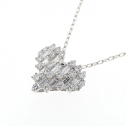 Dây chuyền kim cương hình trái tim PT900/PT850 0.60CT - Hàng hiệu Chính hãng 858892