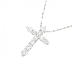 K18WG Dây chuyền kim cương chéo 0.30CT - Hàng hiệu chính hãng 859392