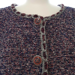 Áo khoác không cổ CHANEL 634863