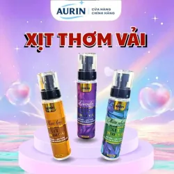 Nước Xịt Thơm Vải AURIN chai 200g Hương Thiên Nhiên Giúp Làm Thơm, Khử Mùi Âm Mốc Hiệu Quả 1025411