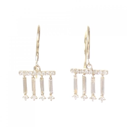 K18YG Bông tai kim cương 0.28CT - Hàng hiệu Chính hãng