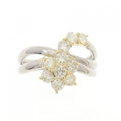 Nhẫn kim cương hoa PT/K18YG 1.00CT 672241