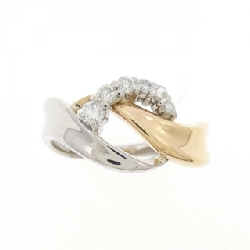 Nhẫn kim cương PT900/K18YG 0.16CT 668773