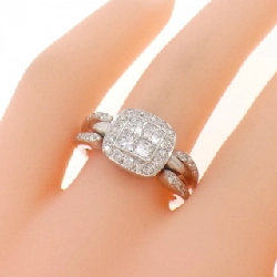 Nhẫn kim cương K18WG 0.89CT - Hàng hiệu Authentic 854795