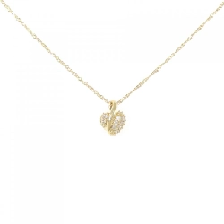 Dây chuyền kim cương K18YG 0.06CT - Hàng hiệu Chính hãng