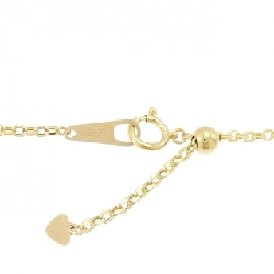 K18YG Dây chuyền kim cương chéo 0.215CT - Hàng hiệu Chính hãng 848819