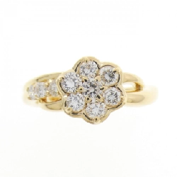 Nhẫn kim cương hoa K18YG 0.50CT - Hàng hiệu Authentic 852718