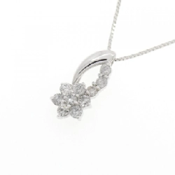 K18WG Hoa Kim Cương Dây Chuyền 0.30CT - Hàng hiệu Chính hãng 865457