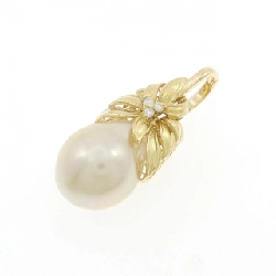 K18YG Ngọc trai trắng - Hàng hiệu Authentic