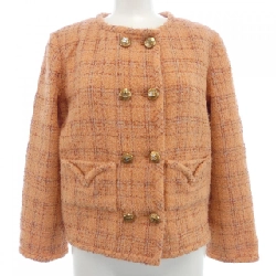 Áo khoác không cổ CHANEL - Hàng hiệu Authentic