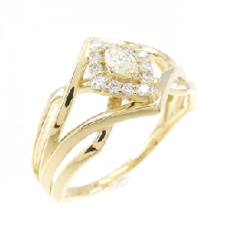 Nhẫn kim cương K18YG 0.18CT - Hàng hiệu chính hãng