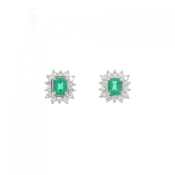 Bông tai Emerald PT900 0.67CT - Hàng hiệu Authentic