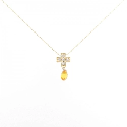 K18YG Dây chuyền Sapphire 0.50CT - Hàng hiệu Chính hãng