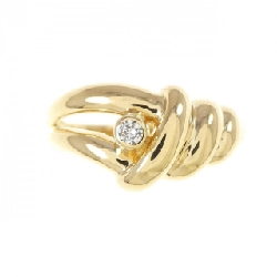 Nhẫn kim cương K18YG 0.04CT 671598