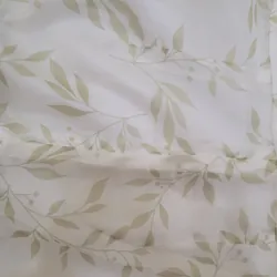 Đầm tơ họa tiết lá xanh 713669