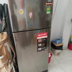 Tủ Lạnh Sharp Inverter 196 Lít SJ-X201E-DS-SL 2 ngăn 80% 752796