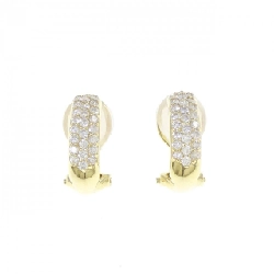 K18YG Bông tai/Khuyên tai Kim cương 0.50CT - Hàng hiệu Chính hãng