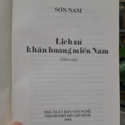 LỊCH SỬ KHẨN HOANG MIỀN NAM - SƠN NAM 475943