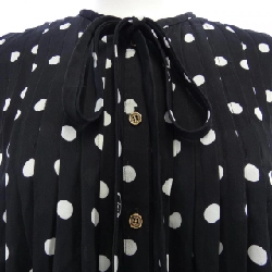 Áo blouse chấm bi sheer mousseline LOUIS VUITTON FMTO71NR1 628652