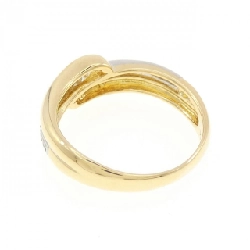 Nhẫn kim cương K18YG/PT900 0.18CT 671153