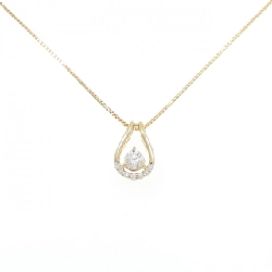 K18YG Dây chuyền kim cương 0.202CT - Hàng hiệu Chính hãng