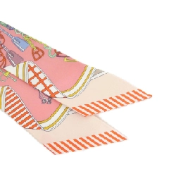 【Sản phẩm chưa sử dụng】Hermès BOUQUETS SELLIER Twilly 062842S khăn quàng 624017