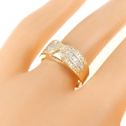 Nhẫn kim cương K18YG/PT900 0.27CT - Hàng hiệu Authentic 849832