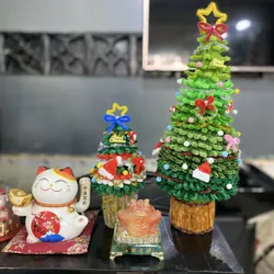 Thông  kẽm nhung hand make 20-25cm 731053