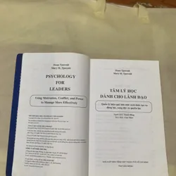 TÂM LÝ HỌC DÀNH CHO LÃNH ĐẠO khổ 16x24 738970