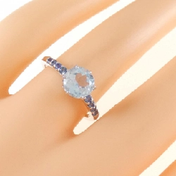 Nhẫn Blue Topaz Ponte Vecchio 1.63CT - Hàng hiệu Authentic 838515