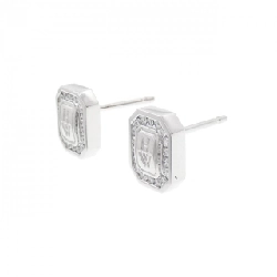 Khuyên tai logo HW Harry Winston 666063