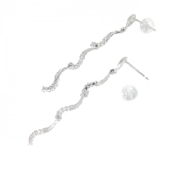 K18WG Đá màu Bông tai - Hàng hiệu Chính hãng 871277