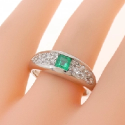 Nhẫn Emerald PT900 0.30CT - Hàng hiệu Chính hãng 846490