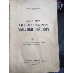 Nhập môn lịch sử các nền văn minh thế giới - Phạm Cao Dương ( trọn bộ 2 tập ) 128232