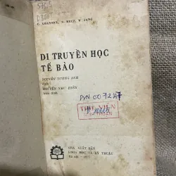 Đi truyền học tế bào -1977 - sách dịch -370 trang  990678