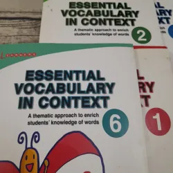 Bộ sách ESSENTIAL VOCABULARY IN CONTEXT 6/6 quyển. Tg Rosaline Fergusson 777065