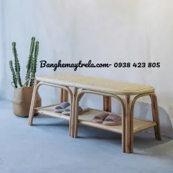 Ghế mây tự nhiên không tựa nhỏ gọn 675439