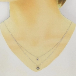 K18WG Hoa Kim Cương Dây Chuyền 0.50CT - Hàng hiệu Chính hãng 859920