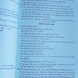 BỒI DƯỠNG HỌC SINH GIỎI SINH HỌC SOẠN THEO CẤU TRÚC MỚI CỦA BỘ GIÁO DỤC VÀ ĐÀO TẠO 9 13322