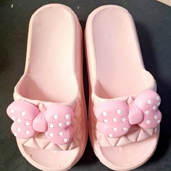 Dép nơ cao 5cm màu hồng phấn size 36-37,màu xanh lá size 38-39,màu xanh biển size 40-41 26555