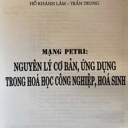 MẠNG PETRI:NGUYỄN LÝ CƠ BẢN,ỨNG DỤNG TRONG HÓA HỌC CÔNG NGHIỆT,HÓA SINH 505200